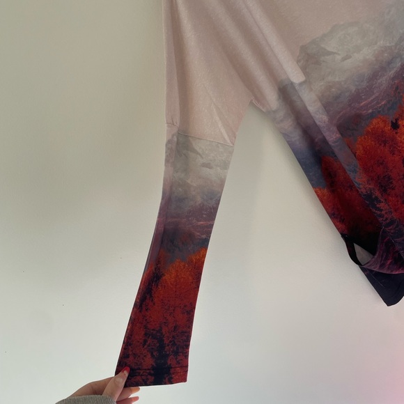 Exclusive Forest Print Long Sleeve Top - Picture 4 of 6